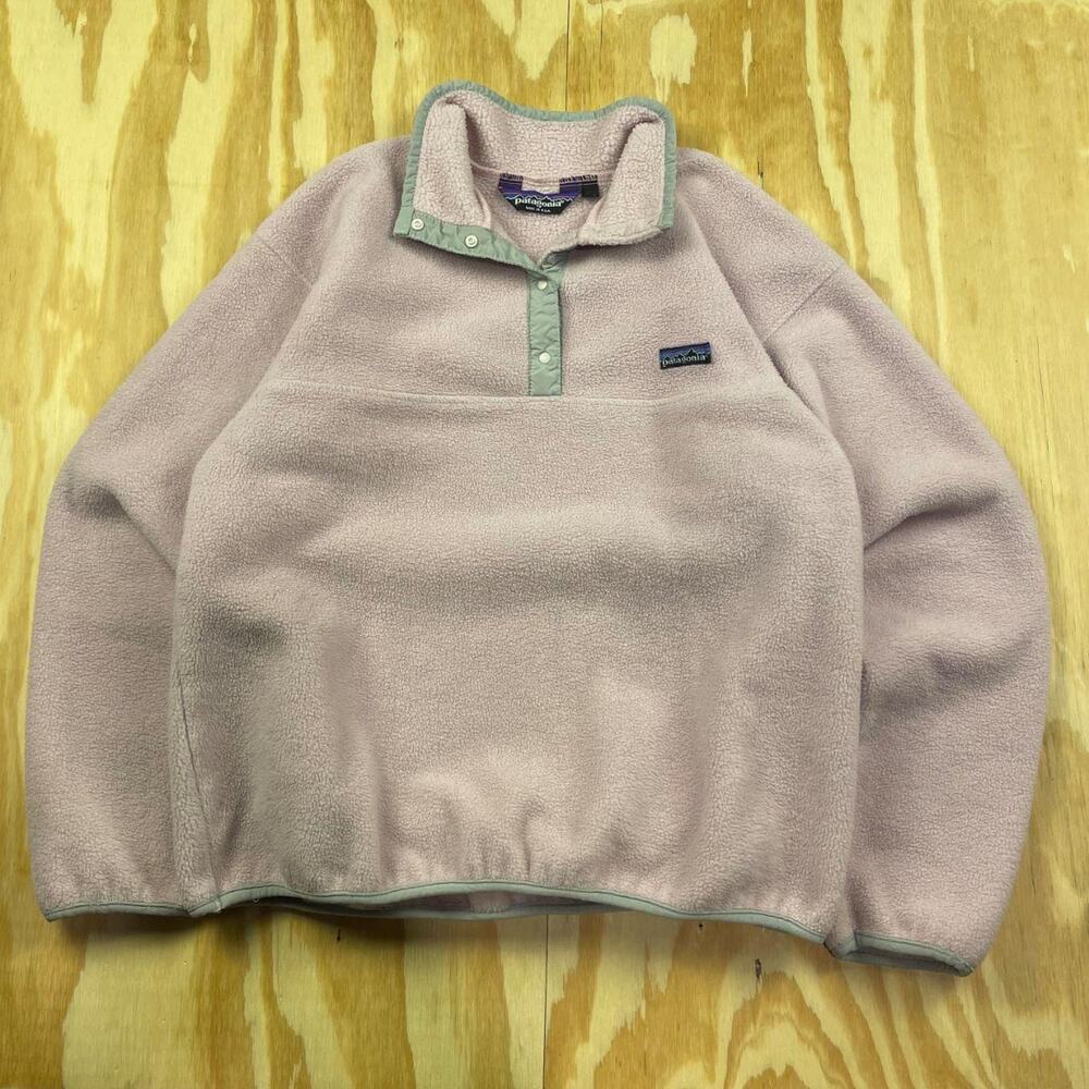 Vintage 80s Patagonia Synchilla Snap-T Fleece Pullover – Men’s S/M (Unisex)